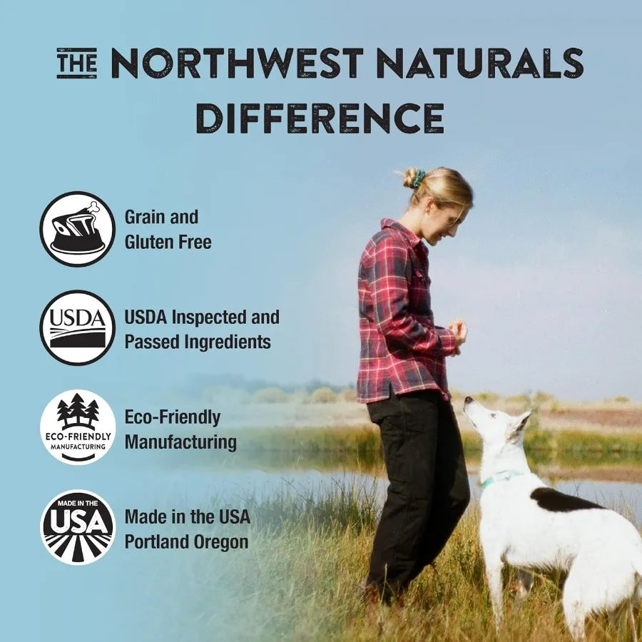 Freeze-Dried Turkey Dog Food - Bite-Sized Nuggets - Grain-Free High-Protein Raw Diet Human-Grade Limited Ingredients All Natura