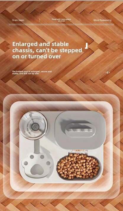 Large Capacity Pet Automatic Feeders and Water Dispensers, Suitable for Cats and Dogs.