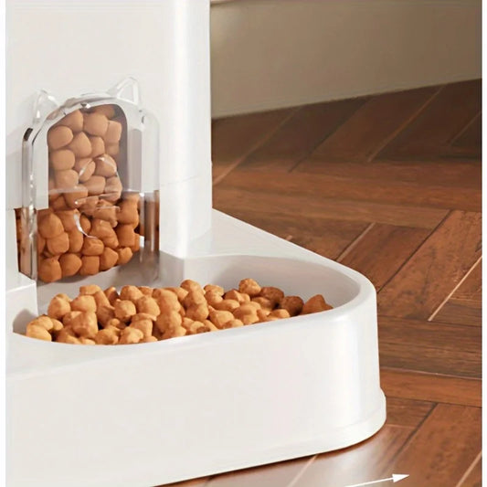Large Capacity Pet Automatic Feeders and Water Dispensers, Suitable for Cats and Dogs.