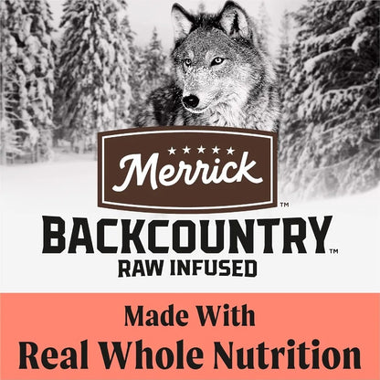 Backcountry Healthy Grains Premium Dog Food Kibble with Freeze Dried Raw Pieces Pacific Catch Recipe - 20.0 lb. Bag