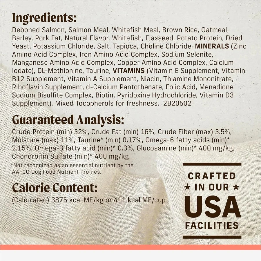 Backcountry Healthy Grains Premium Dog Food Kibble with Freeze Dried Raw Pieces Pacific Catch Recipe - 20.0 lb. Bag