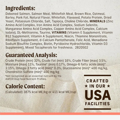 Backcountry Healthy Grains Premium Dog Food Kibble with Freeze Dried Raw Pieces Pacific Catch Recipe - 20.0 lb. Bag