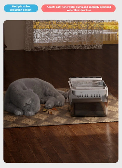 Pet Water Dispenser Cat Intelligent Automatic Live Water Equipment Large Capacity Silent 3 Modes Pet Drinking Water Device