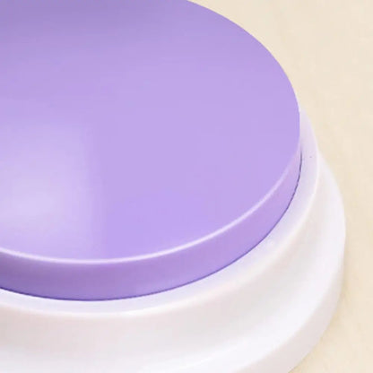 Pet Toy for Cats Dogs Pet Toy with Sound Dog Training Voice Recording Button Pet Communication Buzzer Second Playback for Cats