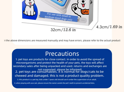 Pet Puzzle Feeder Toy: Interactive treat dispenser designed for IQ training, perfect for small to medium dogs, new arrival.