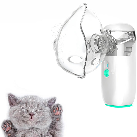 Pet Nebulizer for Cats & Dogs - Electronic Nebulizer for Pet Respiratory Therapy, Easy to Use for Animal Health