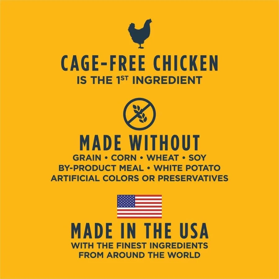 Raw Boost Natural Dry Dog Food with Freeze Dried Pieces High Protein Grain Free Recipe - Real Chicken 10 lb. Bag