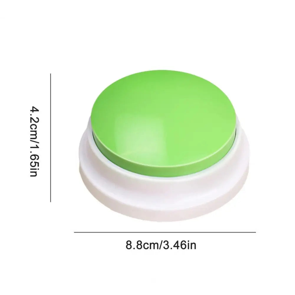 Pet Toy for Cats Dogs Pet Toy with Sound Dog Training Voice Recording Button Pet Communication Buzzer Second Playback for Cats