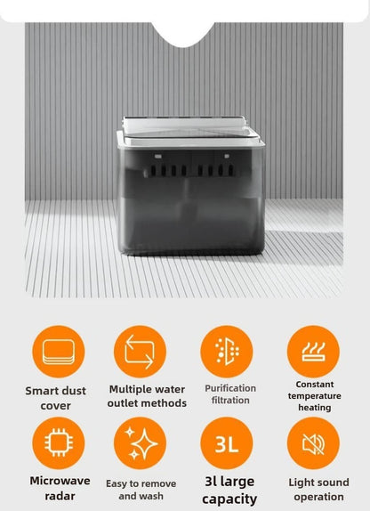 Pet Water Dispenser Cat Intelligent Automatic Live Water Equipment Large Capacity Silent 3 Modes Pet Drinking Water Device