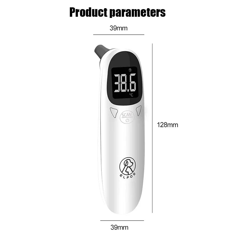 Pet Dog Cat Ear Digital Thermometers Animal Measuring Non-Contact Electronic Highly Accurate Pet Supplies