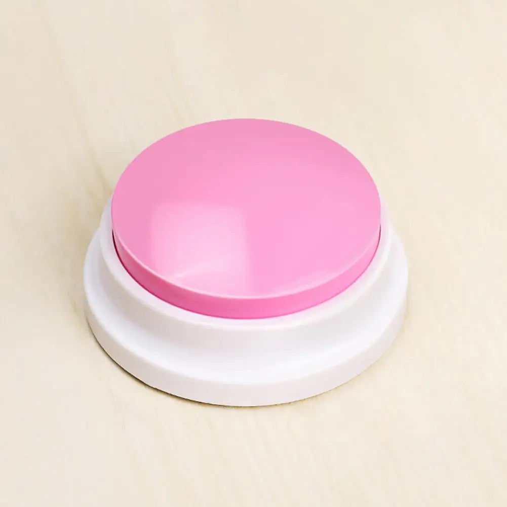 Pet Toy for Cats Dogs Pet Toy with Sound Dog Training Voice Recording Button Pet Communication Buzzer Second Playback for Cats