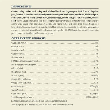 Grain Free Dry Dog Food Light and Fit Recipe 25lb Bag