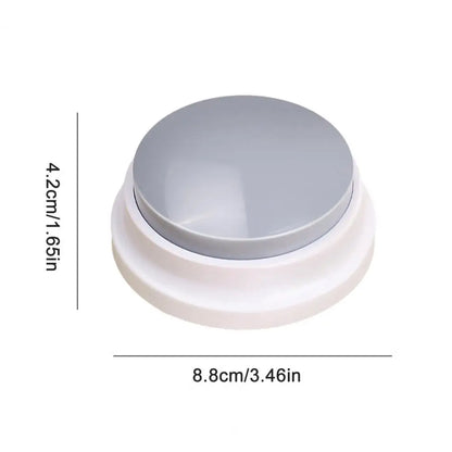 Pet Toy for Cats Dogs Pet Toy with Sound Dog Training Voice Recording Button Pet Communication Buzzer Second Playback for Cats