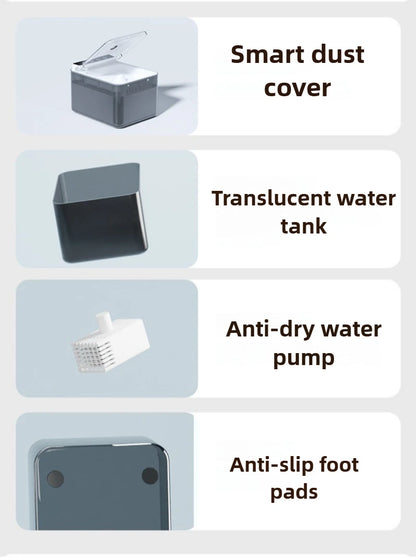 Pet Water Dispenser Cat Intelligent Automatic Live Water Equipment Large Capacity Silent 3 Modes Pet Drinking Water Device