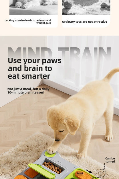 Pet Puzzle Feeder Toy: Interactive treat dispenser designed for IQ training, perfect for small to medium dogs, new arrival.