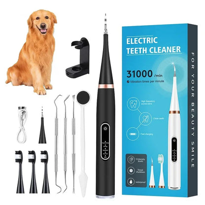Pet Ultrasonic Teeth Cleaner Puppy Toothbrush Dog Grooming Electric Toothbrush for Tooth Oral Cleaning Pets Dogs Accessories