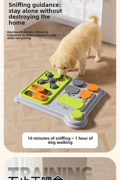 Pet Puzzle Feeder Toy: Interactive treat dispenser designed for IQ training, perfect for small to medium dogs, new arrival.