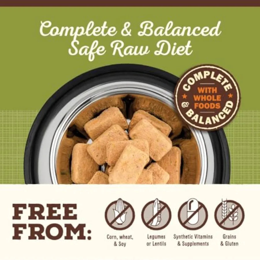 Primal Freeze Dried Raw Dog Food Nuggets Lamb Complete and Balanced Meal Also Use as Topper or Treat Premium Healthy Grain Free